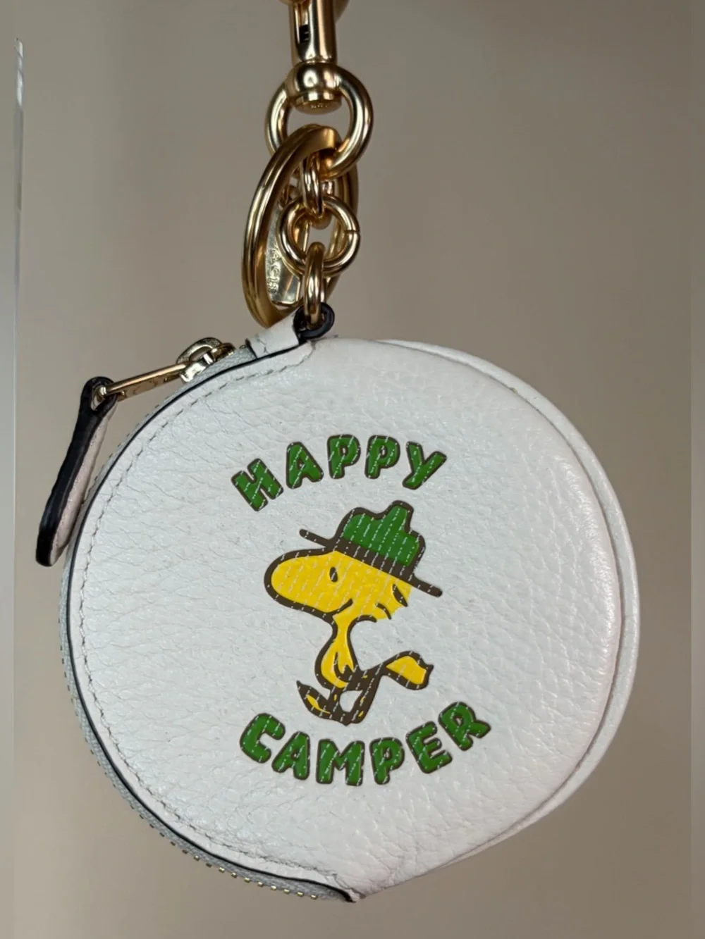 Coach x Peanuts Woodstock LE Circular Pouch Bag Charm C4318 NWT - Picture 11 of 12